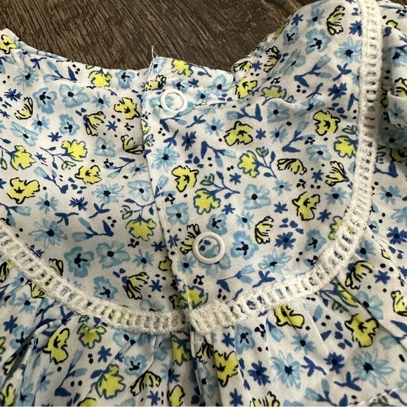 Carter's Just One You 12 Month Matching 3 Piece Set Floral NWT Headband Baby - Picture 4 of 8